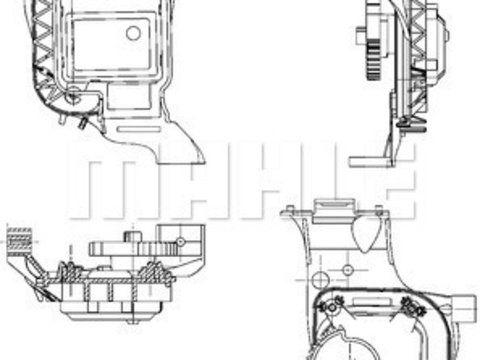 Element de reglare clapeta carburator AA17000P MAHLE pentru Seat Ibiza Skoda Fabia Skoda Roomster Vw Polo Seat Cordoba