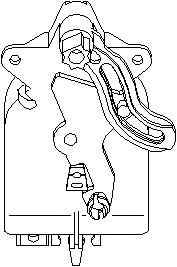 Element de reglare clapeta carburator AUDI A3 8L1 TOPRAN 111 094