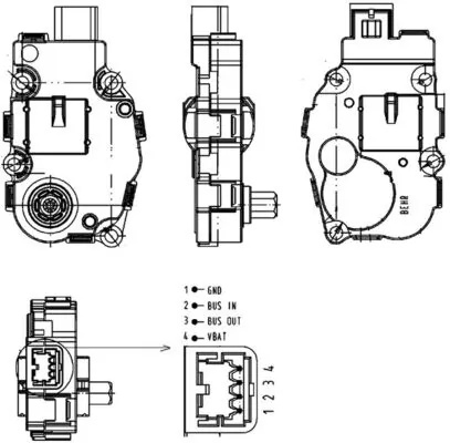 Element de reglare clapeta carburator MAHLE MERCEDES-BENZ E-CLASS cupe (C207) 2009-2016 - AA 18 000P