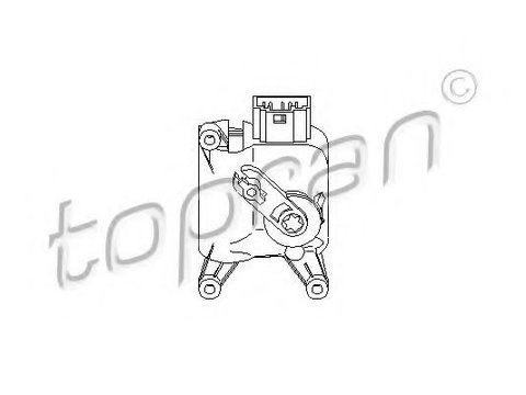 Element de reglare, clapeta carburator VW GOLF 4 Variant (1J5) (1999 - 2006) TOPRAN 111 097