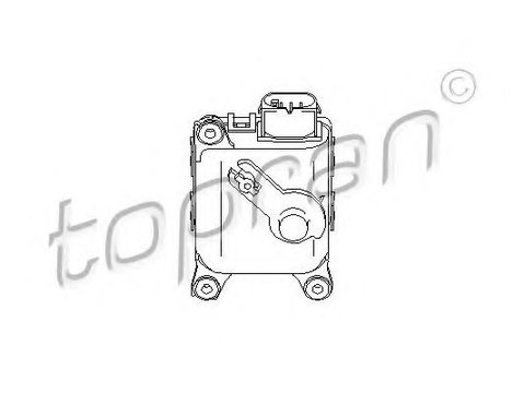 Element de reglare, clapeta carburator VW LUPO (6X1, 6E1) (1998 - 2005) TOPRAN 111 093