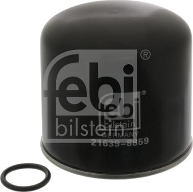 Element filtrant uscator aer. compresor Cartus cu uscator de aer cartus de desicator M41x15mm dreapta fata-verso presiune 13bar DAF XF 95 (< TE95XF), 01.2002 - 12.2006 Febi Bilstein 21639