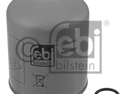 Element filtrant uscator aer, compresor VOLVO NH 12 (1999 - 2016) Febi Bilstein 34322