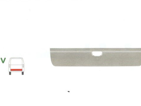 Element reparatie usa Mercedes VITO/ VIANO (W639), 01.2003-10.2010, partea , usa spate , haion,inaltime 295 mm, parte inferioara,