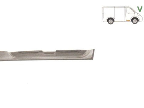 Element reparatie usa Mercedes Vito W638 1996-2003, segment portiera fata dreapta, partea de jos