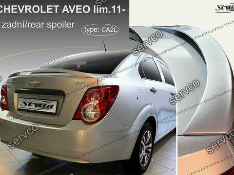 Eleron adaos capota portbagaj tuning sport Chevrolet Aveo Sedan Limuzina Mk2 T300 2011-2017 v2