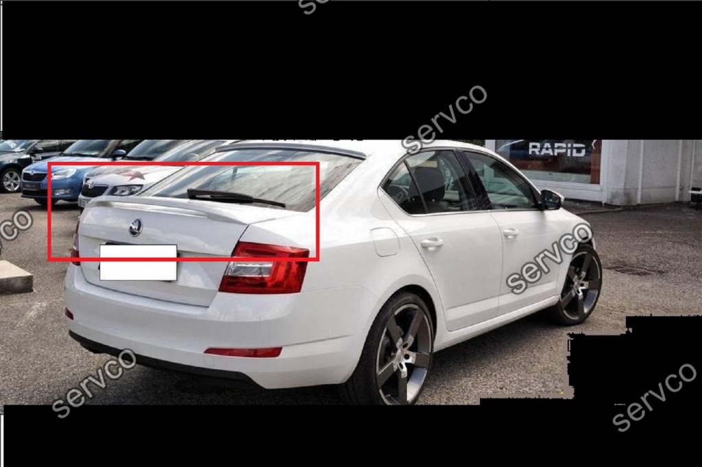Eleron HB portbagaj tuning sport Skoda Octavia 3 Sedan Hatchback 5E RS 2013-2017 v3