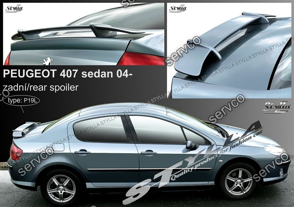 Eleron ornament portbagaj tuning sport Peugeot 407 2004-2010 v1