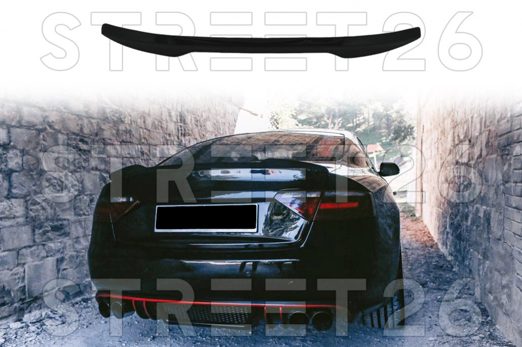 Eleron Portbagaj Compatibil Cu Audi A5 8T Coupe (2007-2016) Negru Lucios