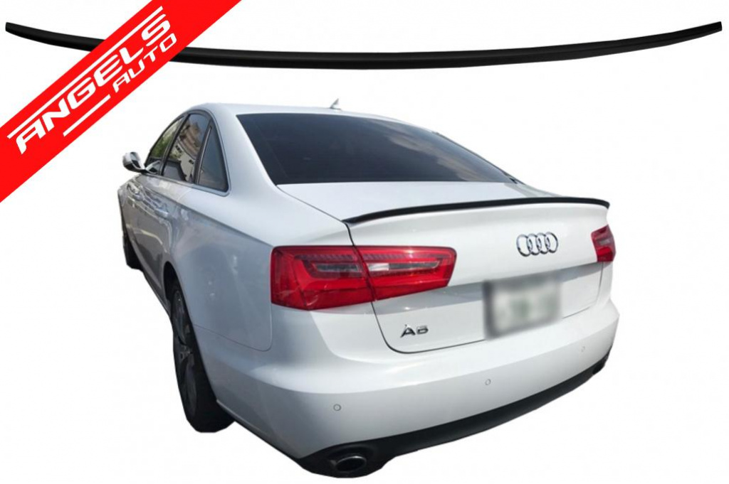 Eleron portbagaj compatibil cu Audi A6 C7 4G 4 Usi (2011-2018) Negru Mat