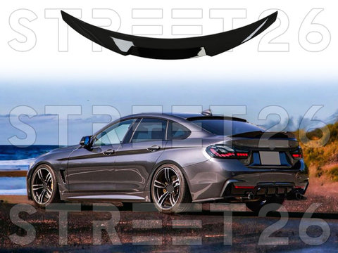 Eleron Portbagaj Compatibil Cu BMW Seria 4 F36 Gran Coupe (2014-2021) M4 Design Negru Lucios