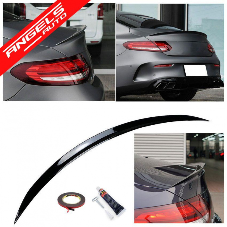 Eleron Portbagaj compatibil cu Mercedes C-Class C205 A205 (2014-2019) Negru Lucios