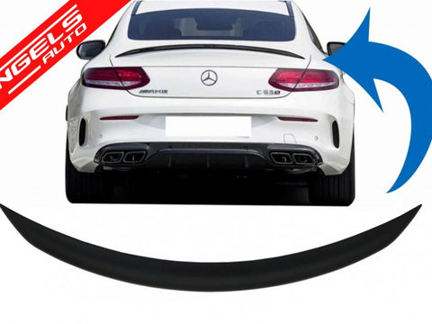 Eleron portbagaj Mercedes C-Class Coupe C205 (2014-UP) Negru Mat