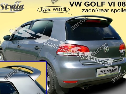 Eleron prelungire luneta haion tuning sport VW Volkswagen Golf 6 MK6 2008-2013 v3