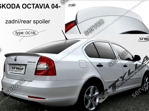 Eleron prelungire portbagaj tuning sport Skoda Octavia 2 RS Vrs Sedan Hatchback 2004-2013 v9