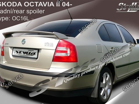 Eleron prelungire portbagaj tuning sport Skoda Octavia 2 RS Vrs Sedan Hatchback 2004-2013 v8