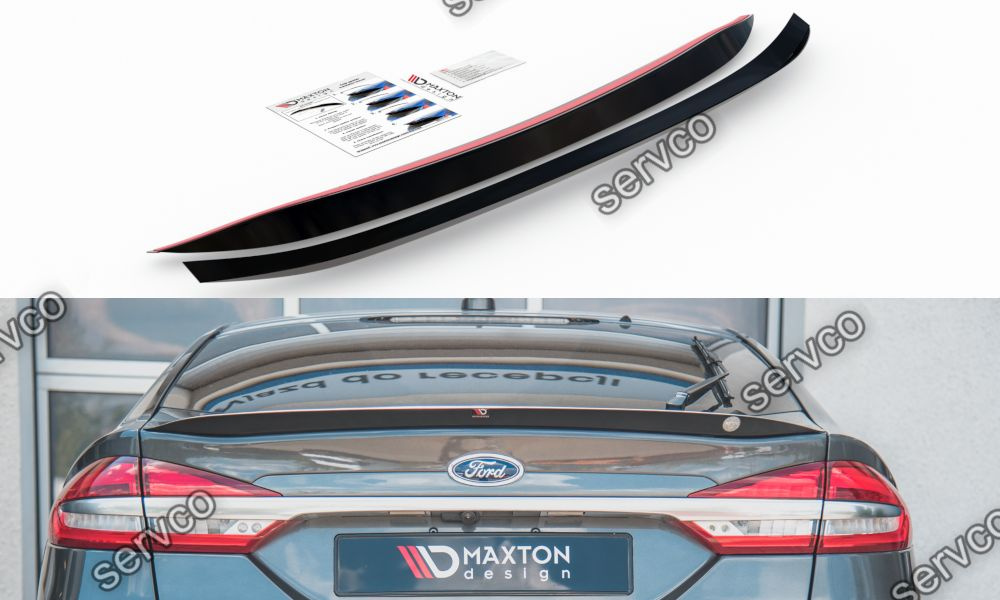 Eleron spoiler cap Ford Mondeo Mk5 Facelift Liftback 2019- v1 - Maxton Design