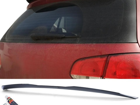 Eleron Spoiler luneta negru lucios portbagaj VW Golf 6 7 GTI GTD R 2009-2020