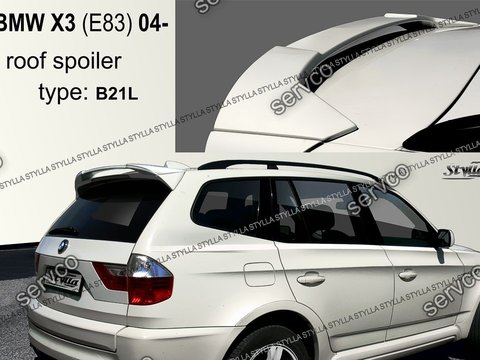Eleron spoiler tuning BMW X3 E83 2004-2010 Mtech pack sport Aero ver1