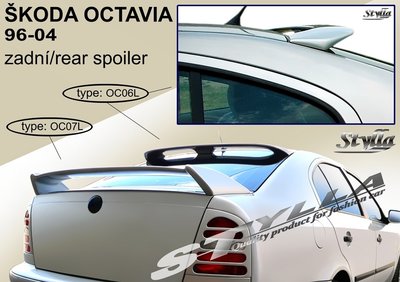 Eleron spoiler tuning sport luneta Skoda Octavia 1