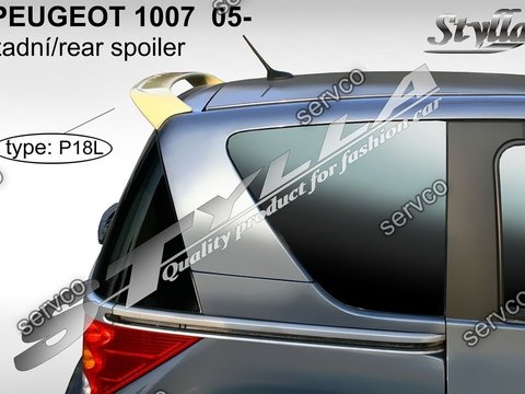 Eleron spoiler tuning sport Peugeot 1007 2005-2009 ver1