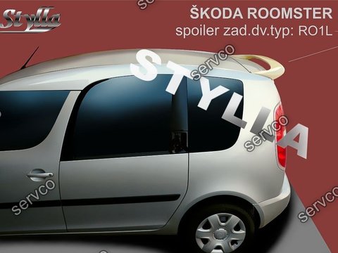 Eleron spoiler tuning sport portbagaj Skoda Roomster Mk1 5J Praktik 2006-2015 ver1
