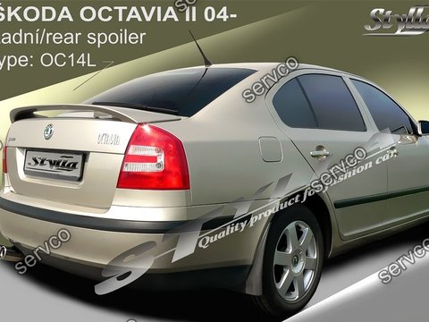 Eleron spoiler tuning sport Skoda Octavia 2 RS Vrs Sedan Hatchback 2004-2013 ver5