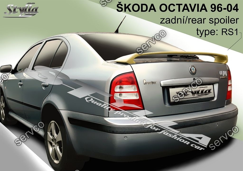 Eleron WRC RS portbagaj tuning sport Skoda Octavia 1 Mk1 1U Vrs 1996-2006 v14
