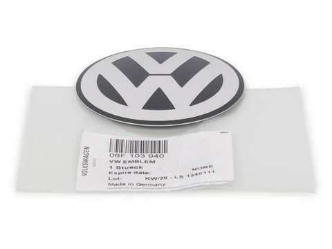 Emblema Capac Motor Oe Volkswagen Golf 5 2004-2009 06F103940