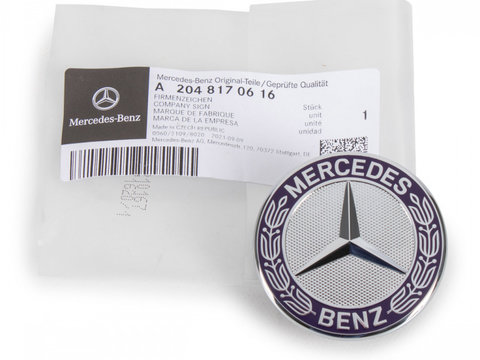 Emblema Capota Fata Oe Mercedes-Benz C-Class C204 2011-2014 Ø 57mm 2048170616