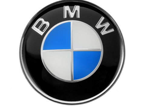Emblema capota motor sau haion 82mm Bmw Seria 3, Seria 5, Seria 7, X5,X6 82MM ORIGINALA