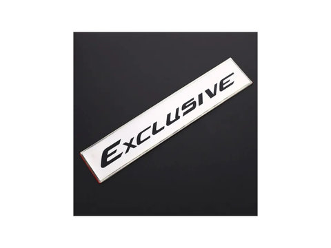 Emblema "EXCLUSIVE " culoare Crom ERK AL-051023-21