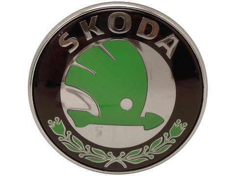 Emblema fata noua SKODA FABIA II 542 an 2006-2014