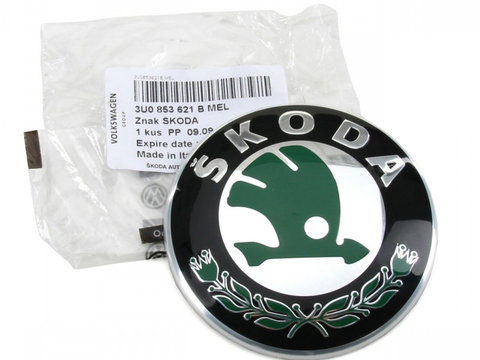 Emblema Fata Oe Skoda Fabia 2 2006-2014 3U0853621BMEL