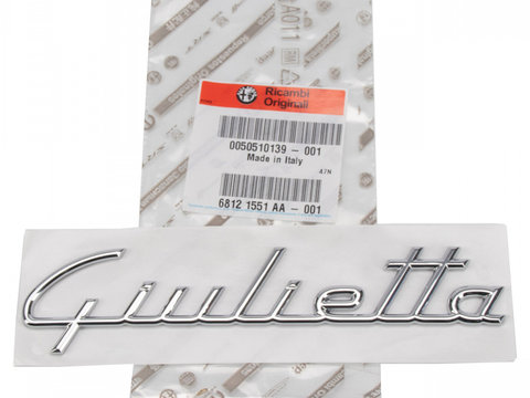 Emblema Giulietta Oe Alfa Romeo Giulietta 2010→ 50510139
