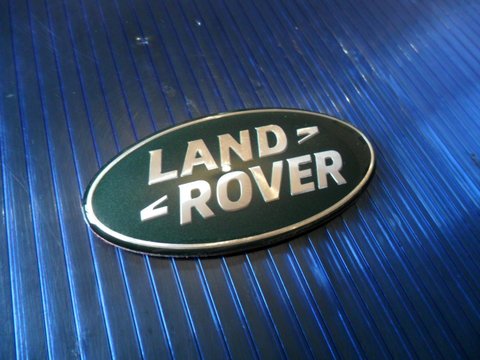 Emblema Land Rover verde ( 80 mm )