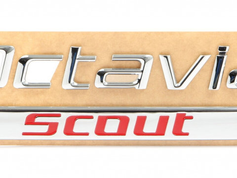 Emblema Octavia Scout Oe Skoda Octavia 2 2004-2013 1Z9853687A1HC