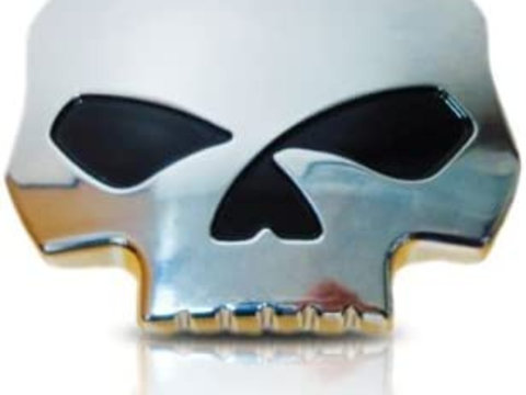 Emblema &quot,Skull&quot, Chrome, 64.49x79x8x15.5 cm