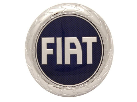 Emblema rotunda "Fiat" spate O.E noua FIAT IDEA 350 an 2003-2012