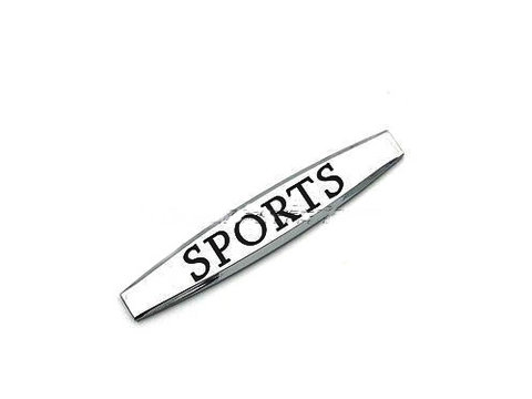 Emblema "SPORTS" culoare Crom ERK AL-061023-2