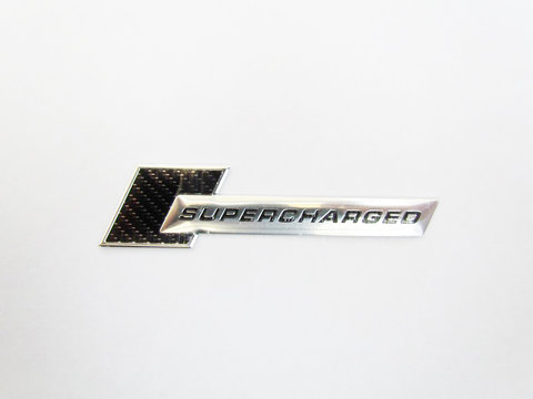Emblema "SUPERCHARGED" culoare Negru ERK AL-TCT-4598