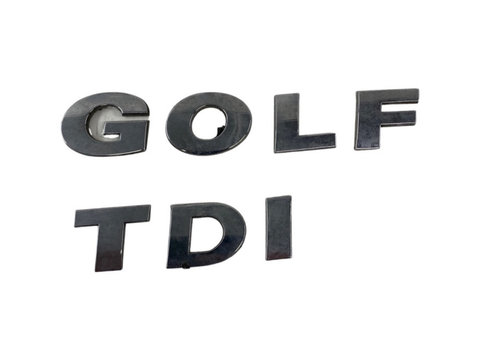 Embleme VOLKSWAGEN GOLF VI (5K1) [ 2008 - 2013 ] OEM GOLF TDI