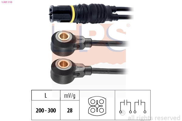EPS Senzor batai 1.957.110 la BMW 3 Cabriolet (E36