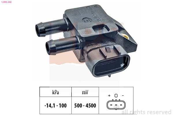 EPS senzor presiune aer 1.993.342 pentru HYUNDAI STARIA caroserie (US4) 2021 2022 2023 2024 2025