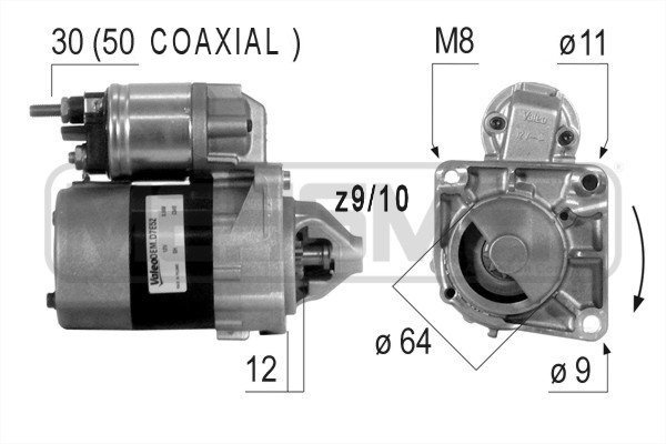 ERA starter 220376A se potriveste la FIAT BRAVO II (198_) 198 A1.000 1368cc 150cp 110kW 2007 2008 2009 2010 2011 2012 2013 2014