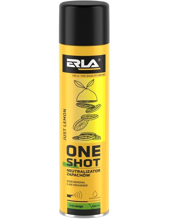 Erla One Shot Spray Indepartat Mirosuri Just Lemon 600ML R424