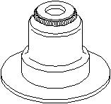 Etansare, supape PEUGEOT 806 (221), PEUGEOT 306 hatchback (7A, 7C, N3, N5), PEUGEOT 306 Cabriolet (7D, N3, N5) - TOPRAN 721 129