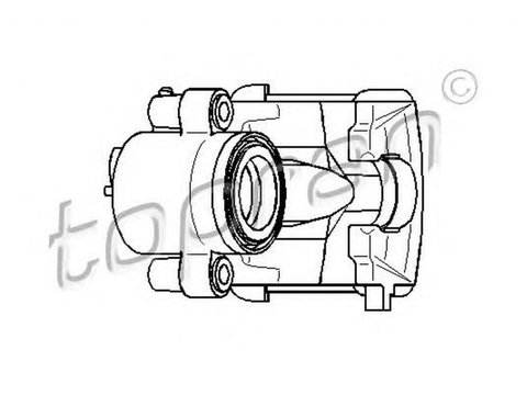 Etrier frana AUDI A2 8Z0 TOPRAN 110282