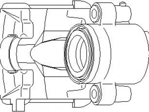 Etrier frana AUDI A3 (8L1), SKODA OCTAVIA (1U2), VW GOLF Mk IV (1J1) - TOPRAN 110 283