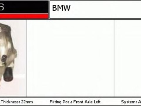 Etrier frana BMW 3 Compact E46 DELCOREMY DC80626